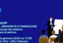 Il 16 gennaio a Palermo terzo Workshop dell’UGL dedicato alla scuola, all’università e alla formazione